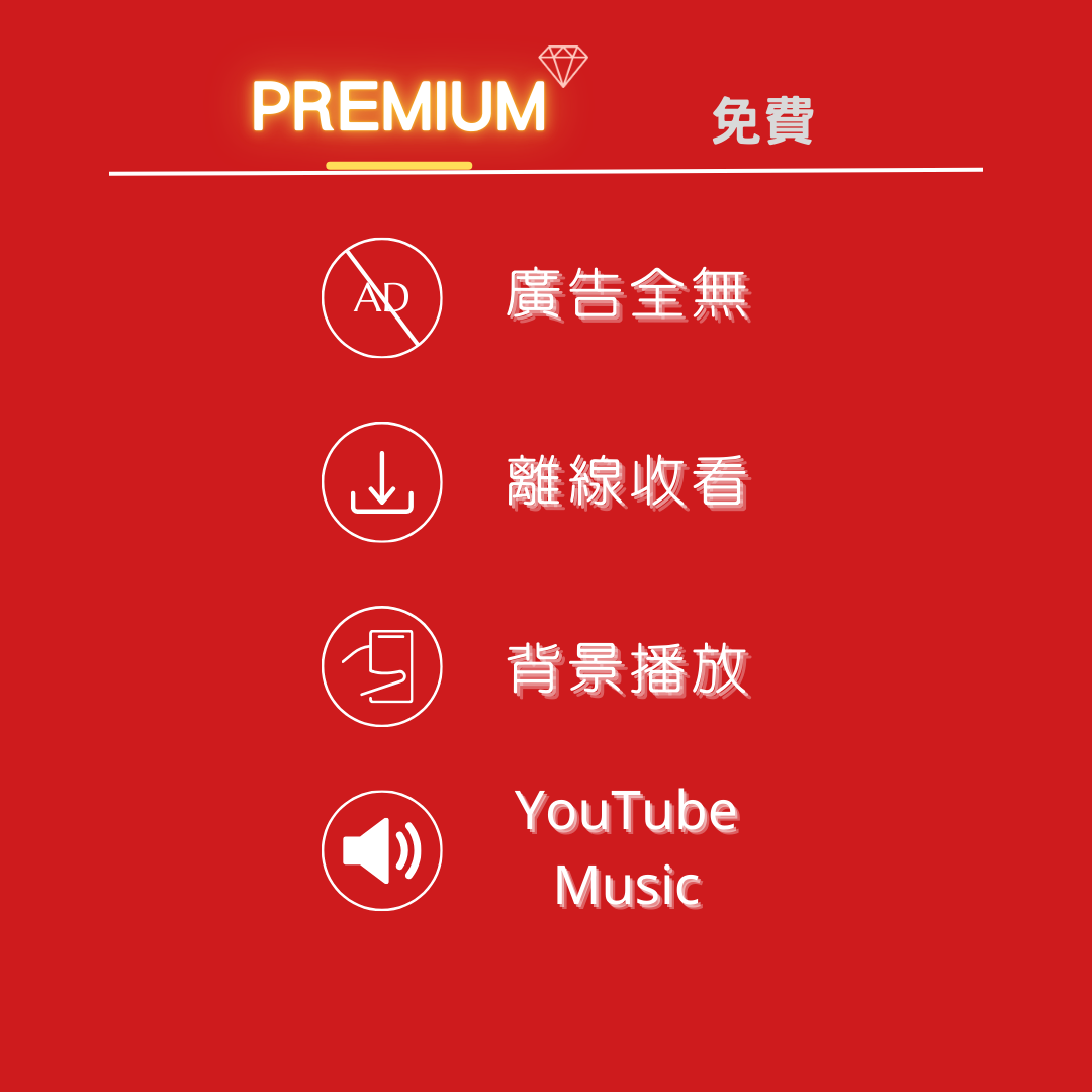 Youtube Premium 高級會員